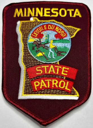 MINNESOTA STATE PATROL SHOULDER PATCH.